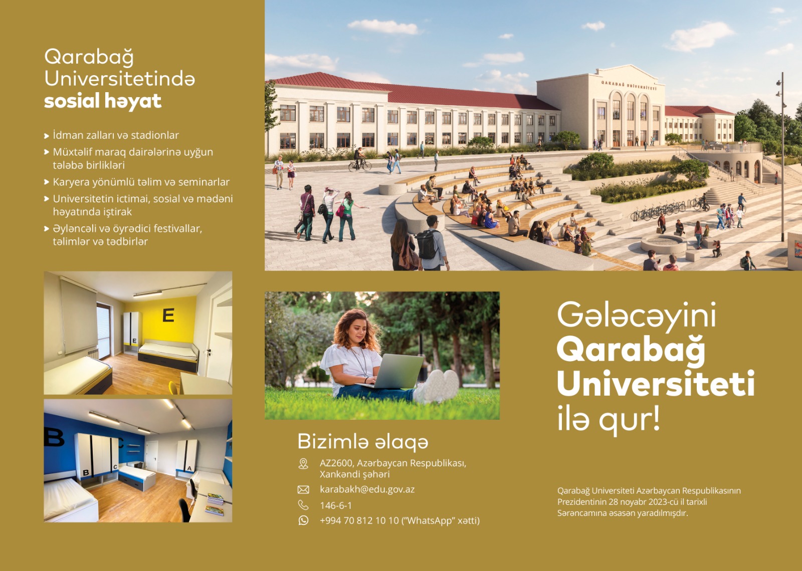 Qarabağ Universitetinin bukleti hazırlanıb - FOTOLAR